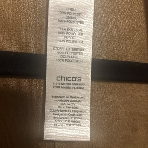 Chico’s Jacket Wrap with Fringe, Size 2 (L/12) - Picture 4 of 10